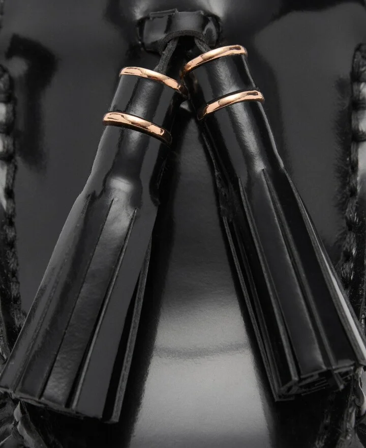 Mango Women's Leather Tassel Loafers - Image 2