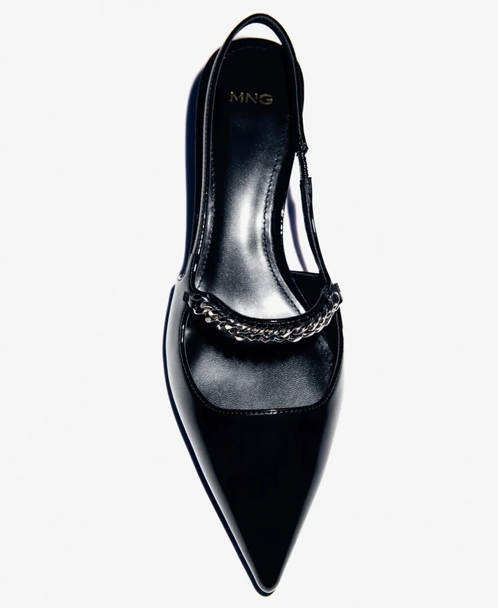 Mango Women's Link Straps High-Heeled Shoes - Image 2