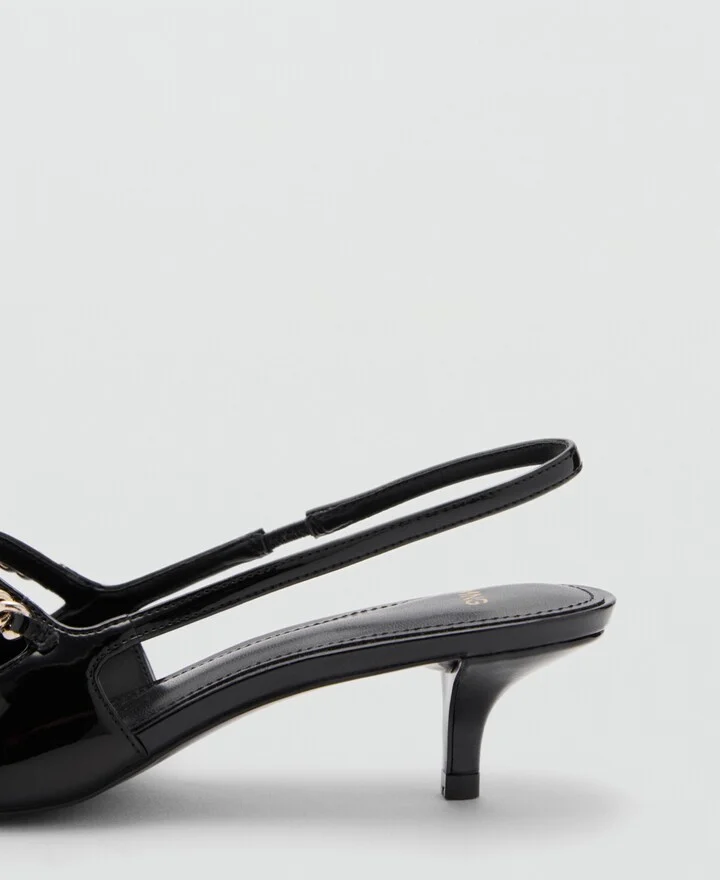 Mango Women's Link Straps High-Heeled Shoes - Image 3