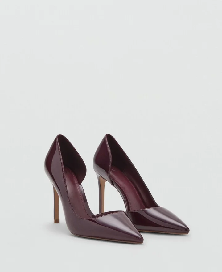 Mango Women's Patent Heeled Shoes - Image 2