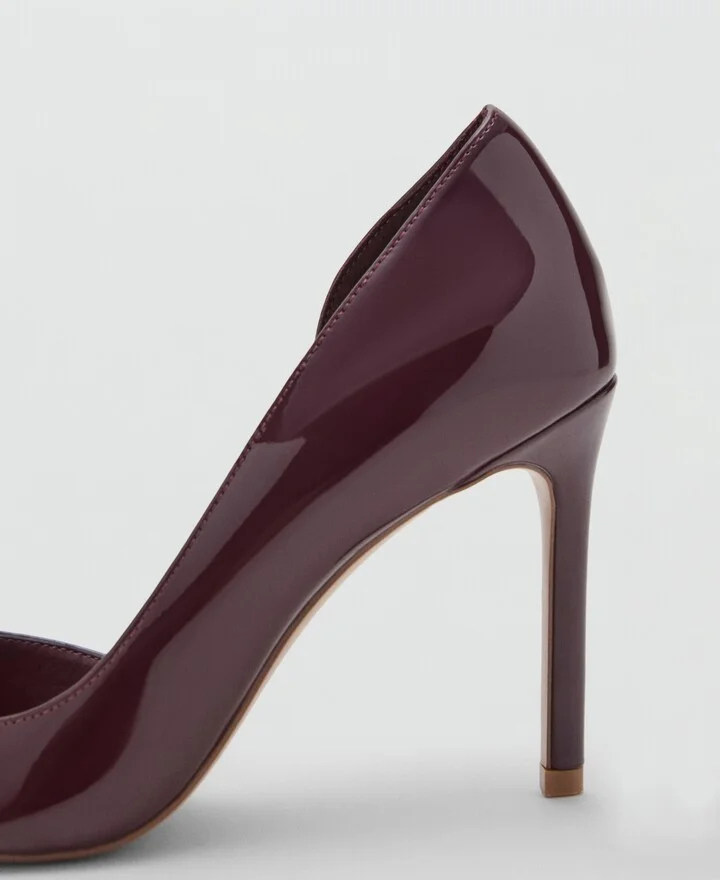 Mango Women's Patent Heeled Shoes - Image 3