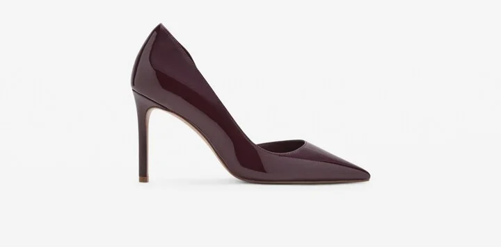 Mango Women's Patent Heeled Shoes