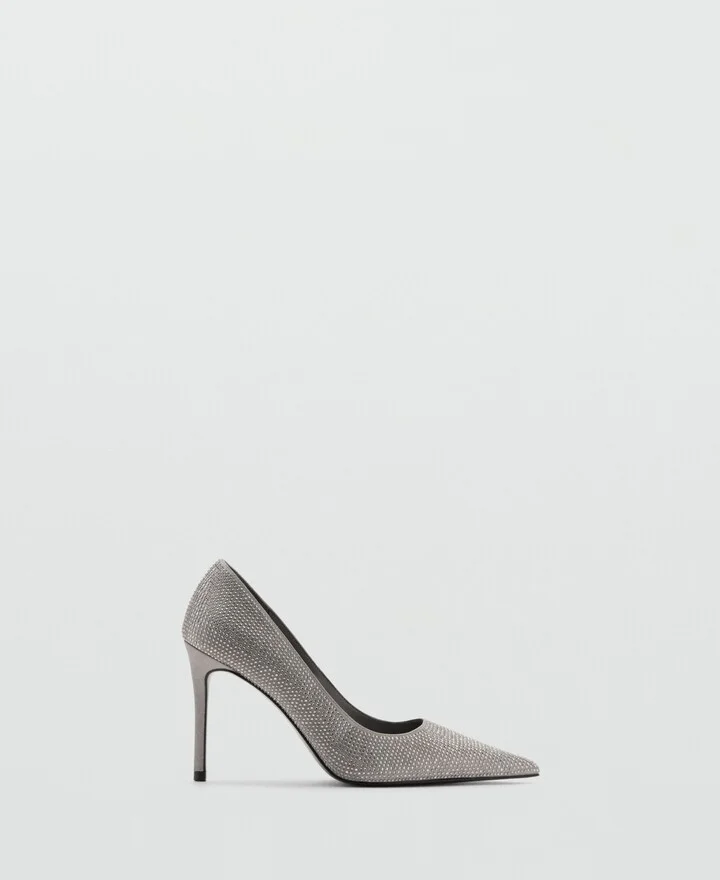 Mango Women's Rhinestone Heel Shoes - Image 5