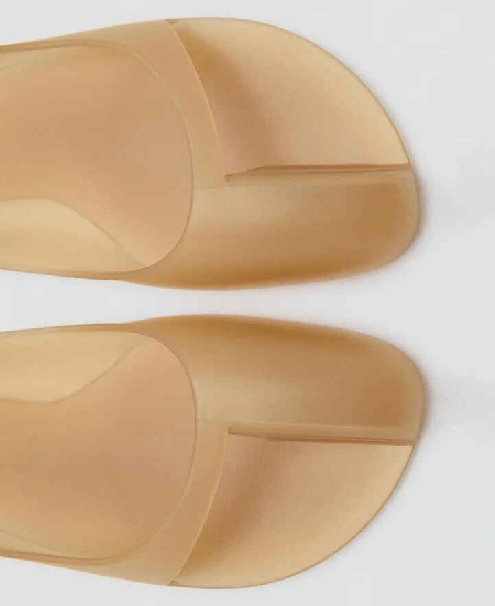 Mango Women's Rubberized Slingback Shoes - Image 3