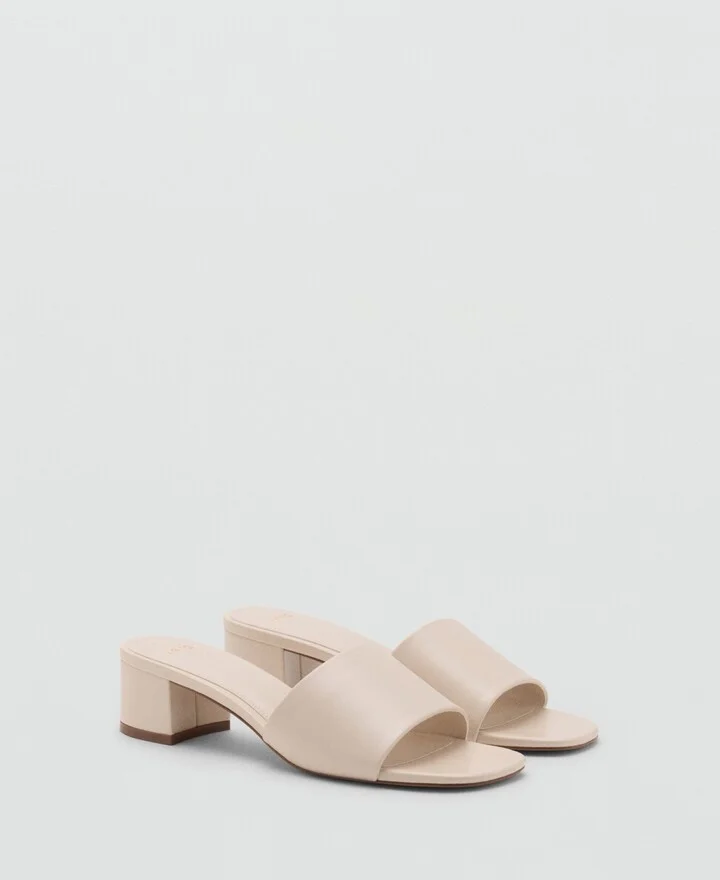 Mango Women's Strap Block-Heel Sandals