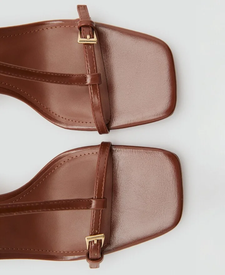 Mango Women's Straps Heel Sandals - Image 4