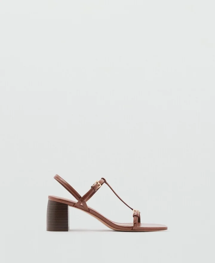 Mango Women's Straps Heel Sandals - Image 5