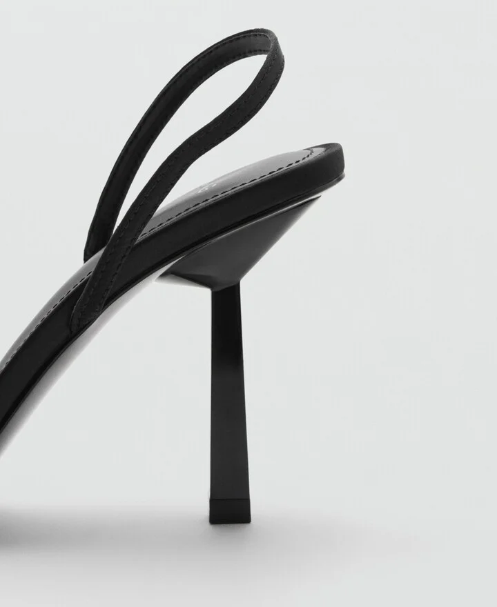 Mango Women's Strass Strap Heeled Sandals - Image 3