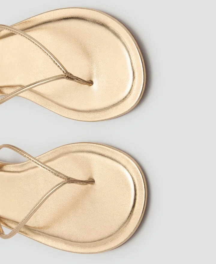 Mango Women's Strips Sandals - Image 2
