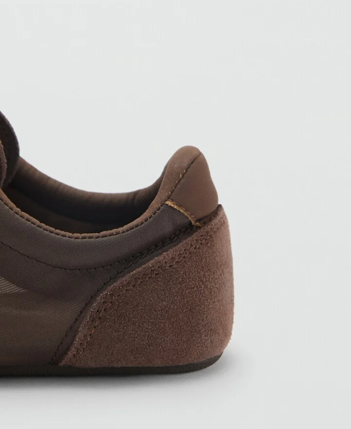 Mango Women's Suede Blend Sneakers - Image 2