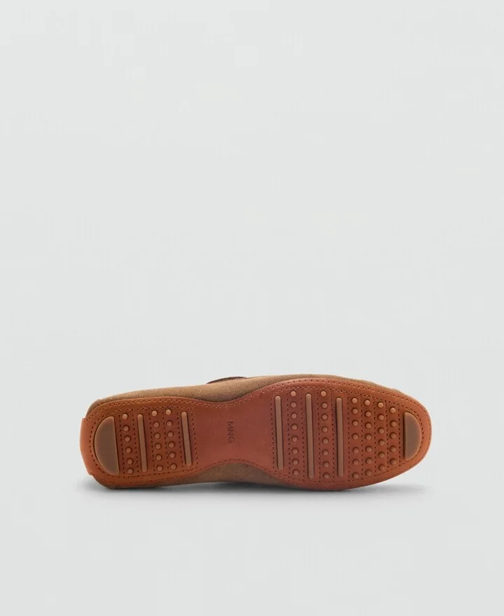 Mango Women's Suede Boat Shoes - Image 4