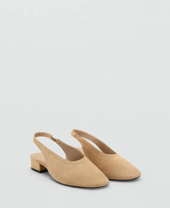 Mango Women's Suede Heeled Shoes - Image 2