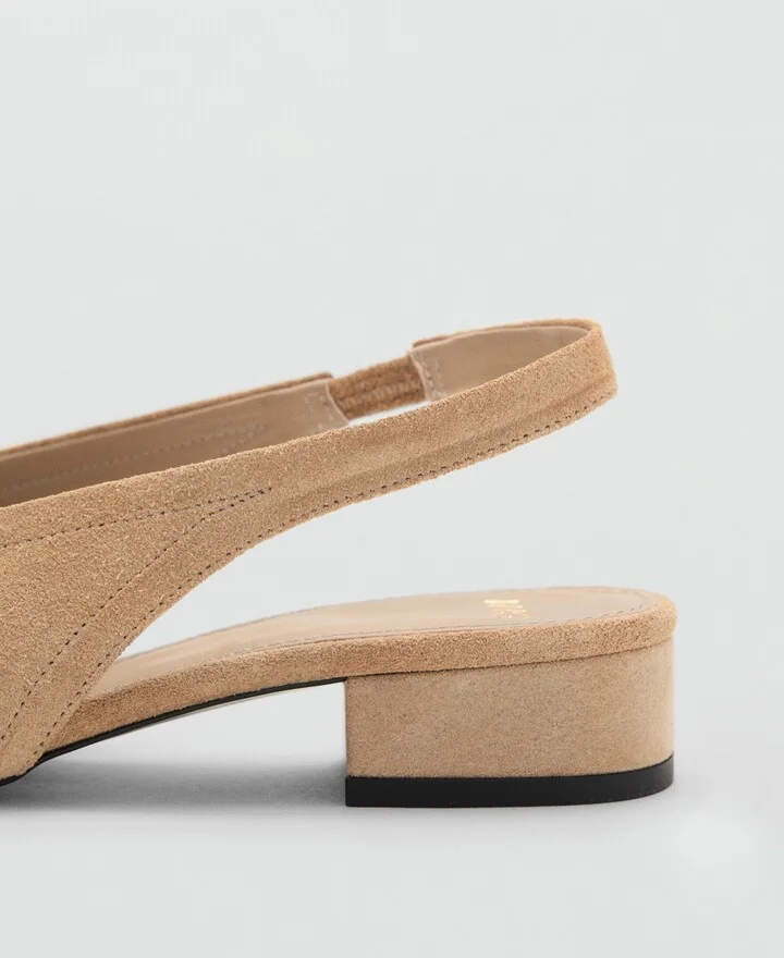 Mango Women's Suede Heeled Shoes - Image 3