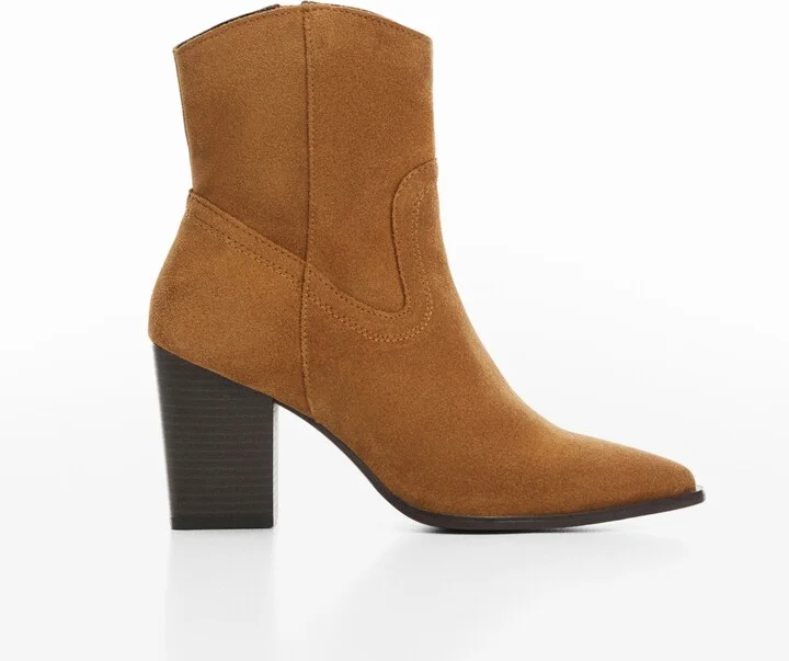 Mango Women's Suede Leather Boots - Image 2