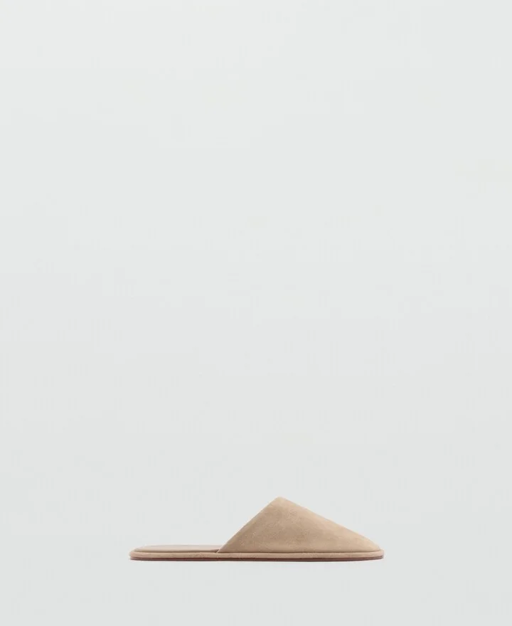 Mango Women's Suede Sling Back Shoes - Image 4