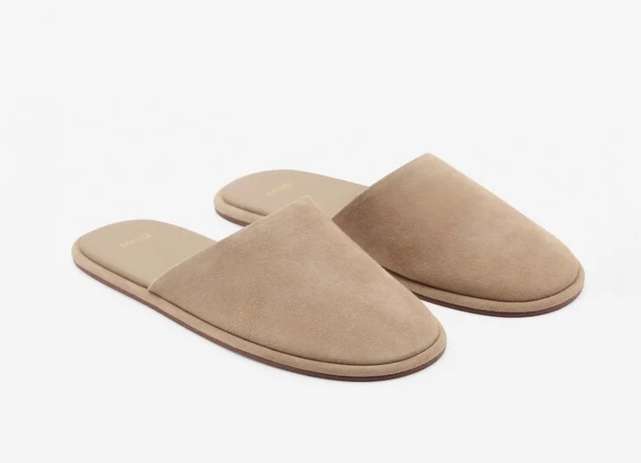 Mango Women's Suede Sling Back Shoes