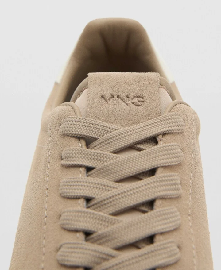 Mango Women's Suede Sneakers - Image 3