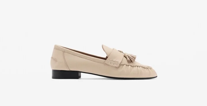Mango Women's Tassels Detail Leather Moccasins - Image 2
