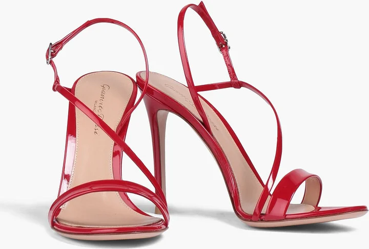 Manhattan 105 patent-leather slingback sandals - Image 2