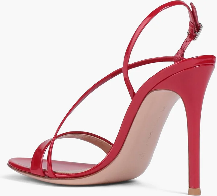 Manhattan 105 patent-leather slingback sandals - Image 3