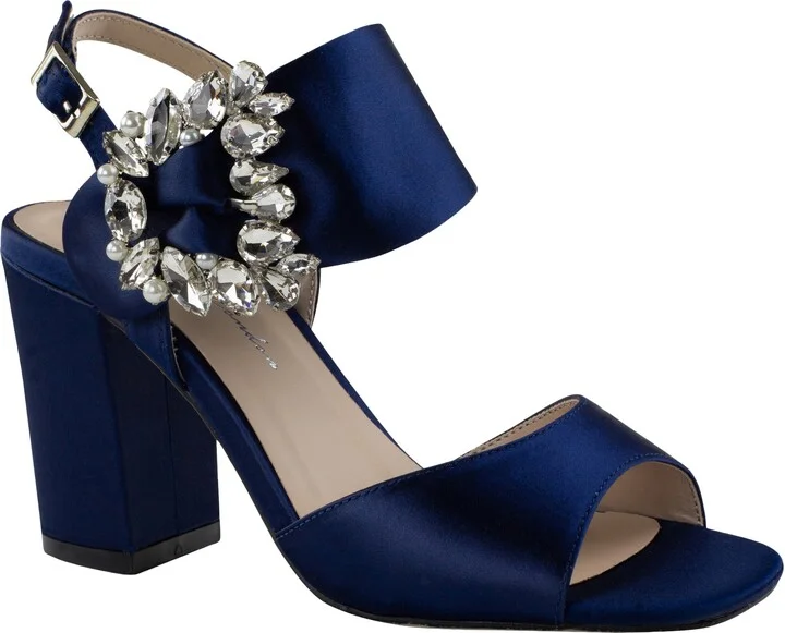 Navy Satin