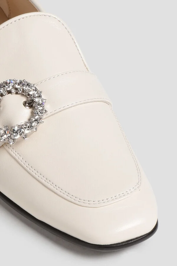 Mani embellished leather loafers - Image 4