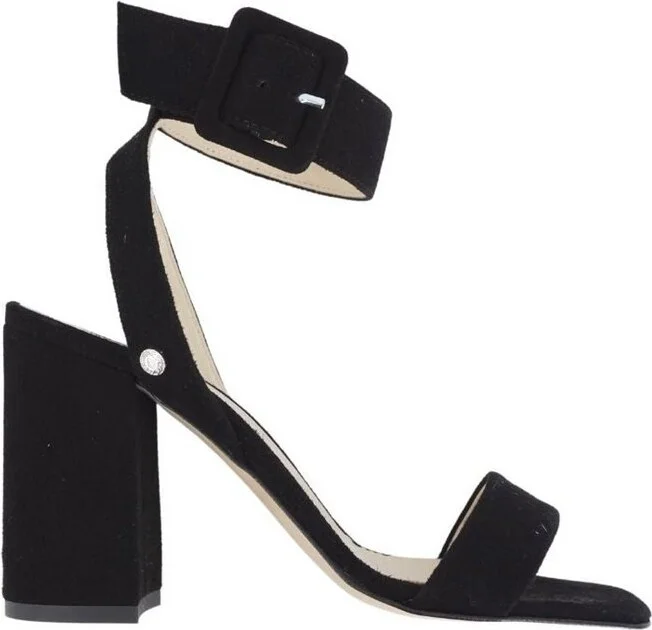 Manila Grace Ankle Strap Square-Toe Sandals