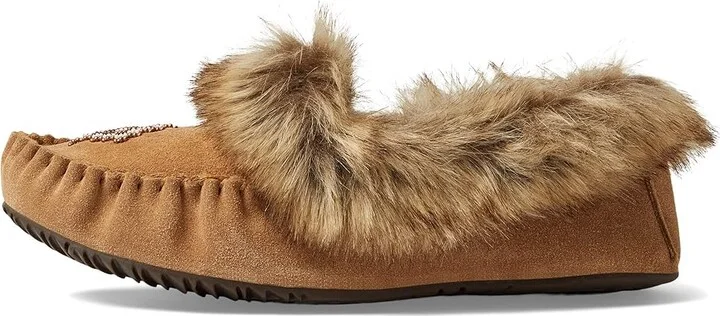 Manitobah Mukluks Street Moccasin Women's Shoes Oak/Chene Suede 2 : 7 M, Leather - Image 5