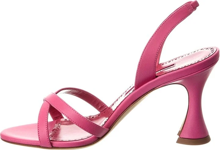 Manolo Blahnik Ammoursli 90 Leather Slingback Sandal - Image 2