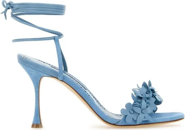 Manolo Blahnik Anista Heeled Sandals