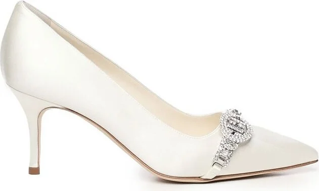 Manolo Blahnik Asapump Embellished Pumps