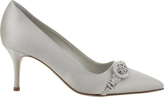 Manolo Blahnik Asapump Embellished Pumps