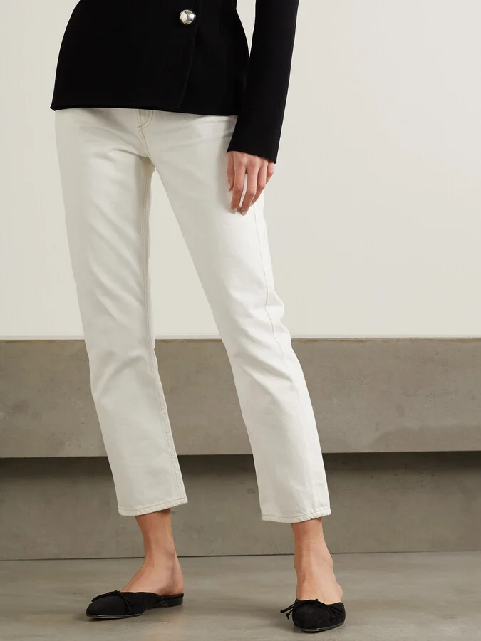 Manolo Blahnik - Ballerimu Bow-detailed Suede Mules - Black - Image 2