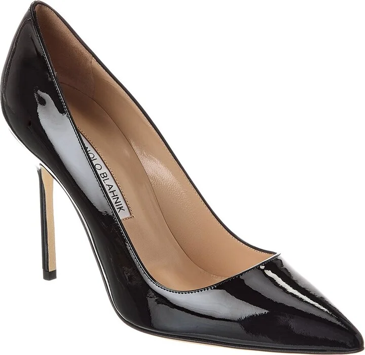 Manolo Blahnik Bb 105 Patent Leather Pump
