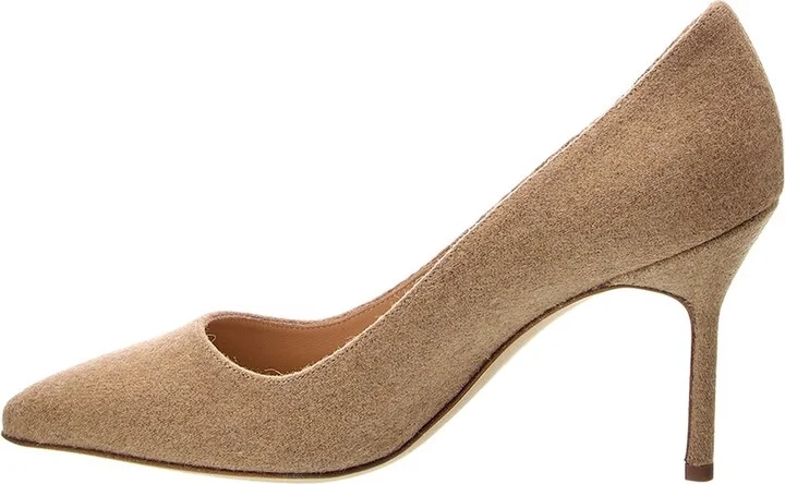 Manolo Blahnik Bb 90 Flannel Pump - Image 2