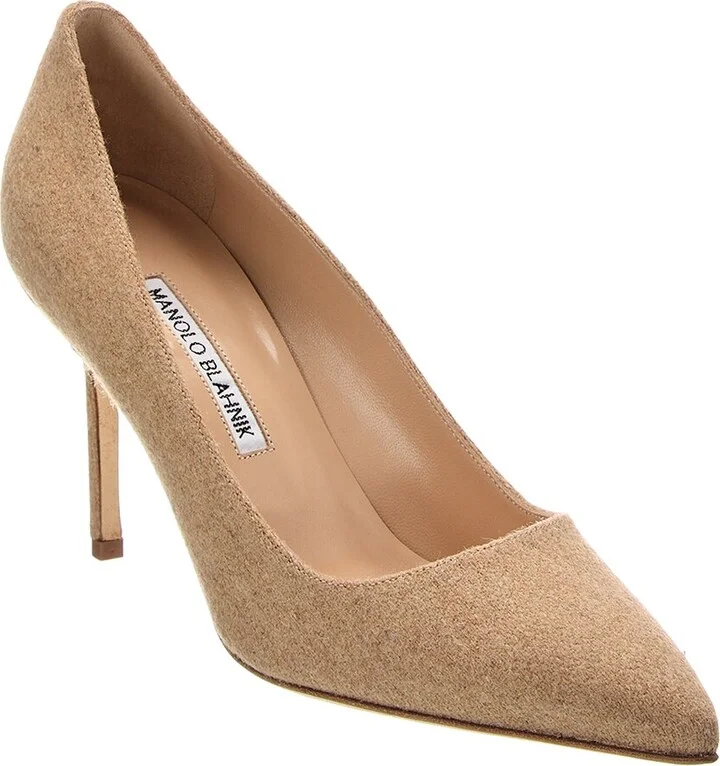Manolo Blahnik BB 90 Flannel Pump