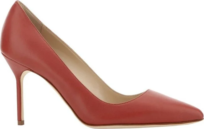 Manolo Blahnik BB Pointed-Toe Slip-On Pumps