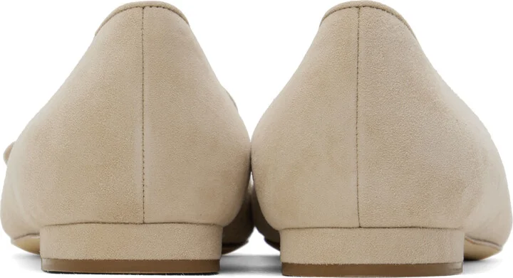 Manolo Blahnik Beige Maysale Ballerina Flats - Image 2