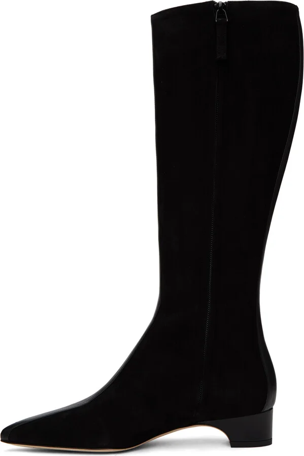 Manolo Blahnik Black Gandulapla Tall Boots - Image 3