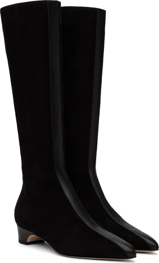 Manolo Blahnik Black Gandulapla Tall Boots - Image 4