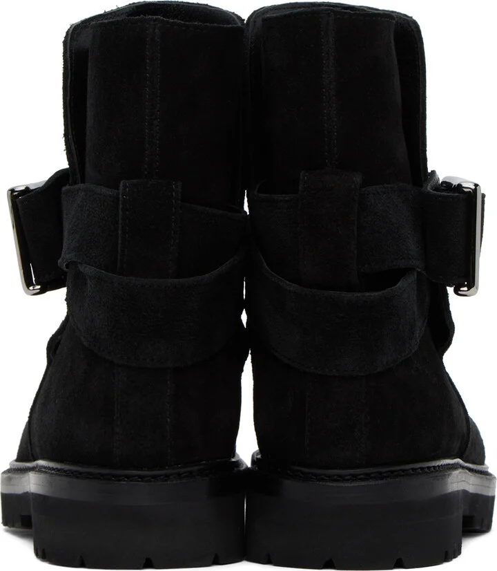 Manolo Blahnik Black Hather Boots - Image 2