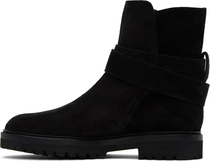 Manolo Blahnik Black Hather Boots - Image 3