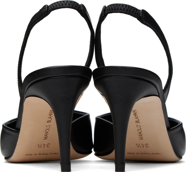 Manolo Blahnik Black Homerasli Heels - Image 2