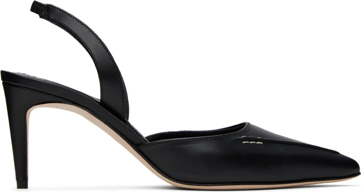 Manolo Blahnik Black Homerasli Heels