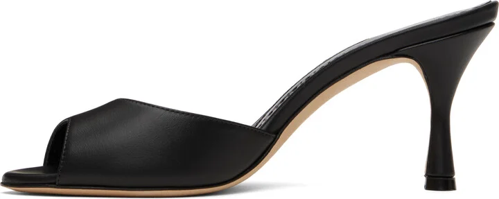 Manolo Blahnik Black Jada Heeled Sandals - Image 3