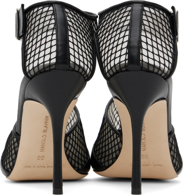 Manolo Blahnik Black Jatelah Heels - Image 2