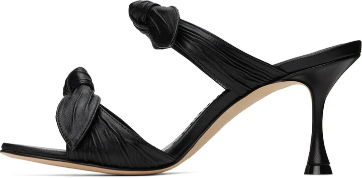 Manolo Blahnik Black Lollo Mules - Image 3