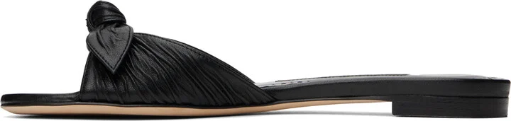 Manolo Blahnik Black Lollo Sandals - Image 3