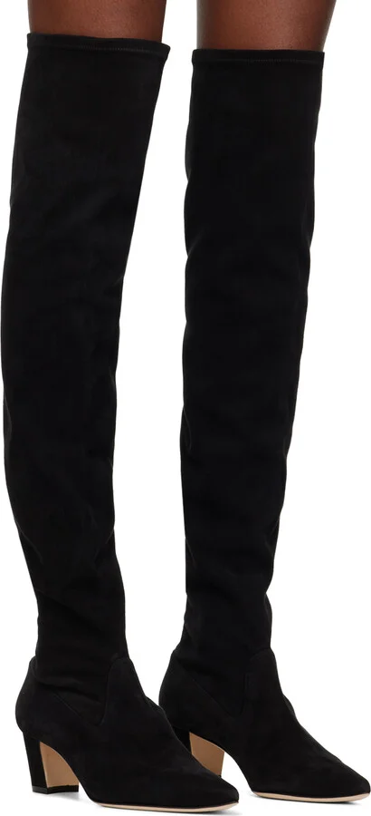Manolo Blahnik Black Lupasca Tall Boots - Image 4
