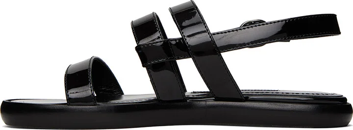 Manolo Blahnik Black Memaar Sandals - Image 3
